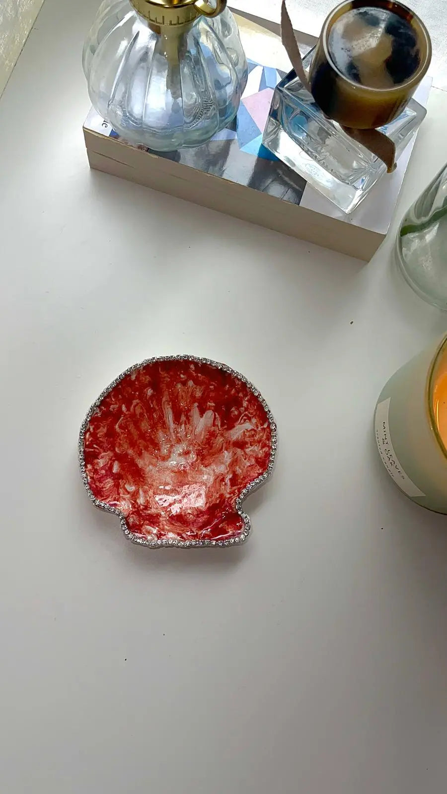 Plateau à bijoux - Rubis Shell Me