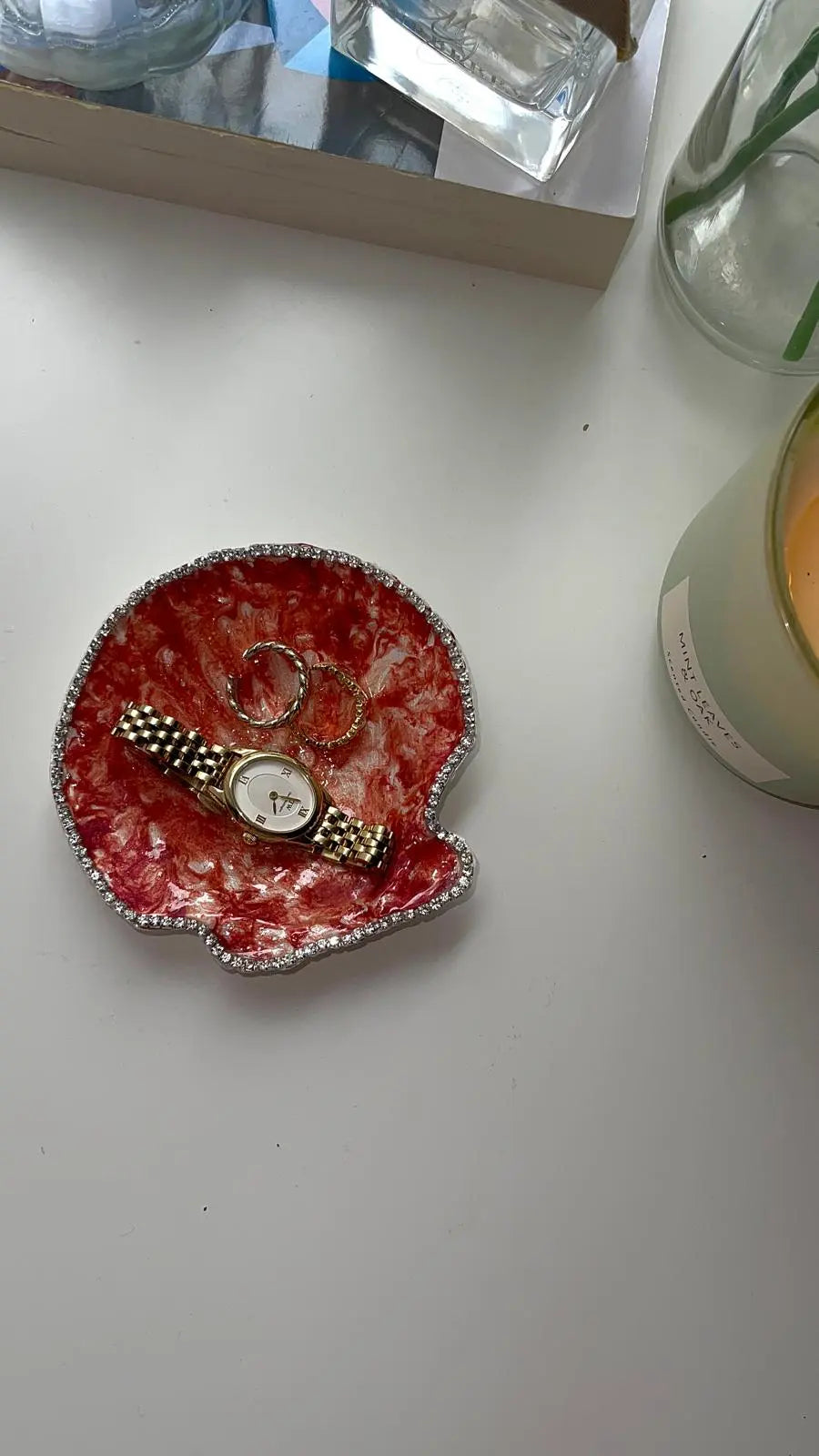 Plateau à bijoux - Rubis Shell Me